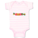 Baby Clothes Rainbow Candy Food and Beverages Desserts Baby Bodysuits Cotton