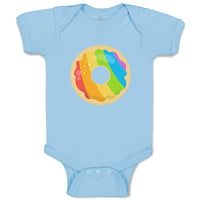 Baby Clothes Rainbow Irish Donuts Food and Beverages Desserts Baby Bodysuits