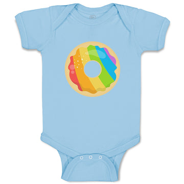 Baby Clothes Rainbow Irish Donuts Food and Beverages Desserts Baby Bodysuits