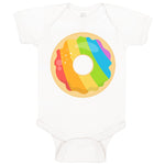 Baby Clothes Rainbow Irish Donuts Food and Beverages Desserts Baby Bodysuits