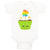 Baby Clothes St Paddy's Cupcake Rainbow Clover Eyes Food and Beverages Cotton