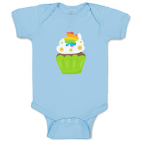 Baby Clothes St Paddy's Cupcake Rainbow Clover Food and Beverages Cupcakes