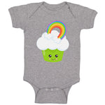 Baby Clothes St Paddy's Cupcake Rainbow Eyes Food and Beverages Cupcakes Cotton