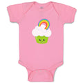 Baby Clothes St Paddy's Cupcake Rainbow Eyes Food and Beverages Cupcakes Cotton