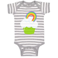 Baby Clothes St Paddy's Cupcake Rainbow Food and Beverages Cupcakes Cotton