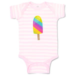 Baby Clothes Unicorn Ice Cream Food and Beverages Desserts Baby Bodysuits Cotton