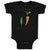 Baby Clothes We Go Together Peas and Carrots Style A Funny Humor Baby Bodysuits