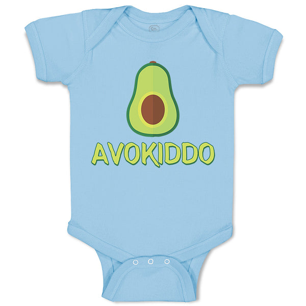 Baby Clothes Avokiddo Avocado Vegetables Kid Funny Baby Bodysuits Cotton