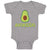 Baby Clothes Avokiddo Avocado Vegetables Kid Funny Baby Bodysuits Cotton