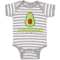 Baby Clothes Avokiddo Avocado Vegetables Kid Funny Baby Bodysuits Cotton