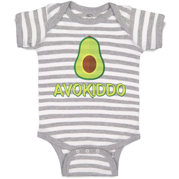 Baby Clothes Avokiddo Avocado Vegetables Kid Funny Baby Bodysuits Cotton