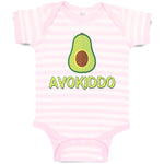 Baby Clothes Avokiddo Avocado Vegetables Kid Funny Baby Bodysuits Cotton