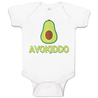 Baby Clothes Avokiddo Avocado Vegetables Kid Funny Baby Bodysuits Cotton