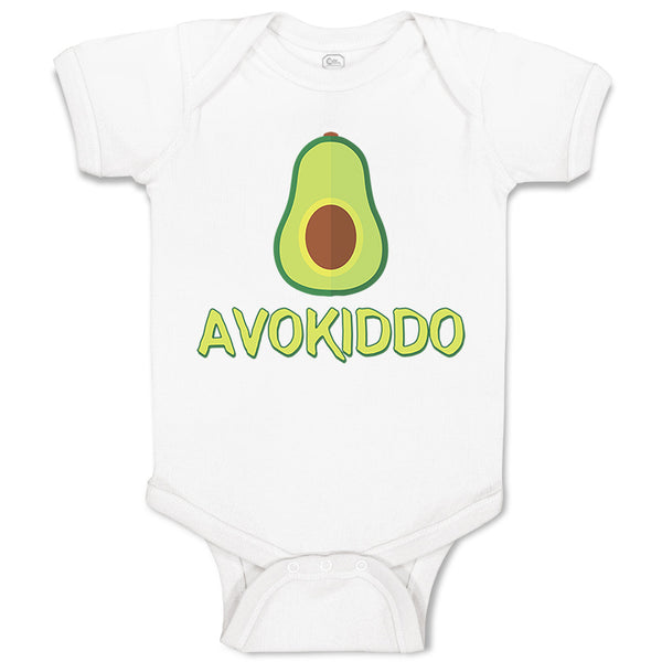 Baby Clothes Avokiddo Avocado Vegetables Kid Funny Baby Bodysuits Cotton