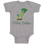 Baby Clothes Celery Stalker Vegetables Baby Bodysuits Boy & Girl Cotton