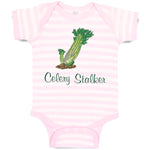 Baby Clothes Celery Stalker Vegetables Baby Bodysuits Boy & Girl Cotton