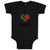 Baby Clothes I Love Pasta Italia Map Food & Beverage Others Baby Bodysuits