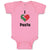 Baby Clothes I Love Pasta Italia Map Food & Beverage Others Baby Bodysuits