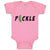 Baby Clothes Pickle Vegetables Funny Baby Bodysuits Boy & Girl Cotton