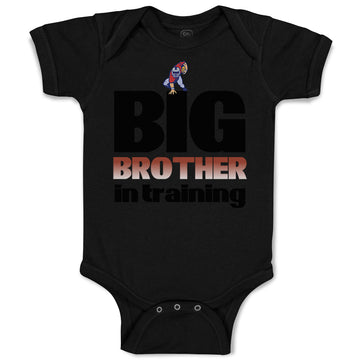 Baby Clothes Big Brother in Training Football Baby Bodysuits Boy & Girl Cotton