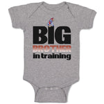 Baby Clothes Big Brother in Training Football Baby Bodysuits Boy & Girl Cotton