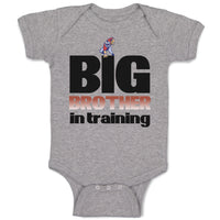 Baby Clothes Big Brother in Training Football Baby Bodysuits Boy & Girl Cotton