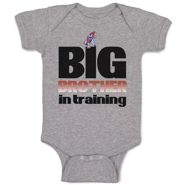 Baby Clothes Big Brother in Training Football Baby Bodysuits Boy & Girl Cotton