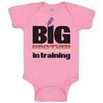 Baby Clothes Big Brother in Training Football Baby Bodysuits Boy & Girl Cotton