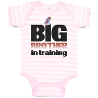 Baby Clothes Big Brother in Training Football Baby Bodysuits Boy & Girl Cotton