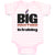 Baby Clothes Big Brother in Training Football Baby Bodysuits Boy & Girl Cotton