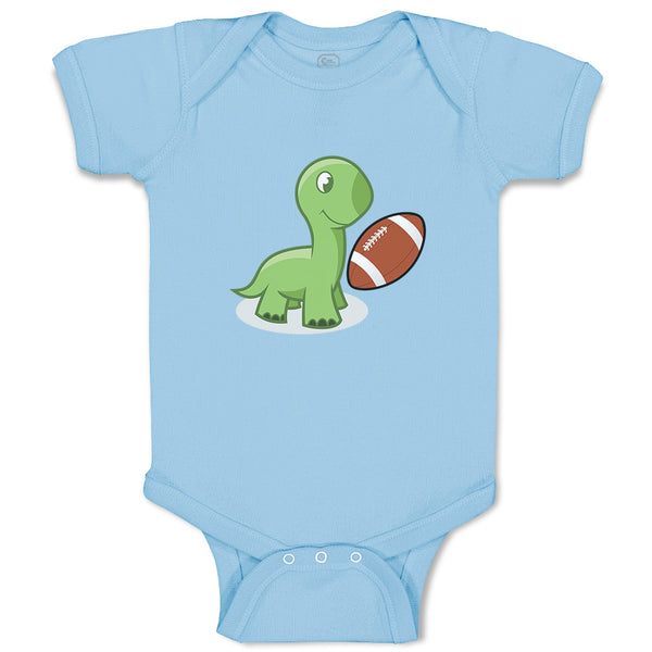 Baby Clothes Football Dino Dinosaur Football Sports Football Baby Bodysuits