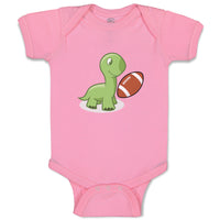 Baby Clothes Football Dino Dinosaur Football Sports Football Baby Bodysuits