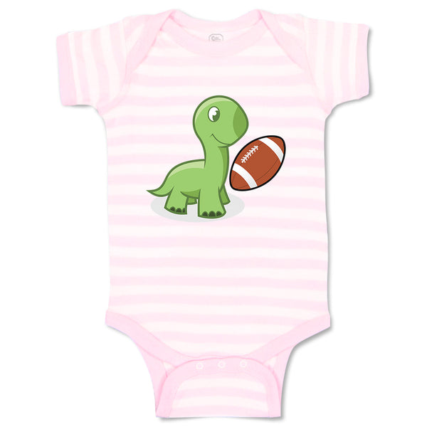 Baby Clothes Football Dino Dinosaur Football Sports Football Baby Bodysuits