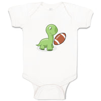 Baby Clothes Football Dino Dinosaur Football Sports Football Baby Bodysuits