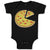 Baby Clothes Pizza Sliced Baby Bodysuits Boy & Girl Newborn Clothes Cotton