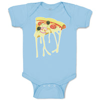 Baby Clothes Cheesy Pizza Falling Baby Bodysuits Boy & Girl Cotton