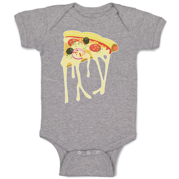 Baby Clothes Cheesy Pizza Falling Baby Bodysuits Boy & Girl Cotton