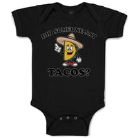 Baby Clothes Did Someone Say Tacos Baby Bodysuits Boy & Girl Cotton