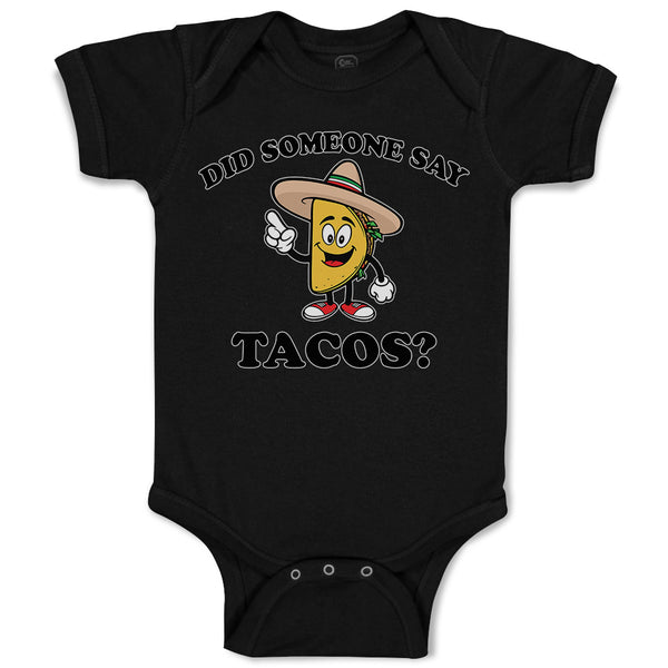Baby Clothes Did Someone Say Tacos Baby Bodysuits Boy & Girl Cotton