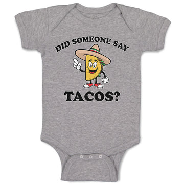 Baby Clothes Did Someone Say Tacos Baby Bodysuits Boy & Girl Cotton
