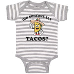 Baby Clothes Did Someone Say Tacos Baby Bodysuits Boy & Girl Cotton