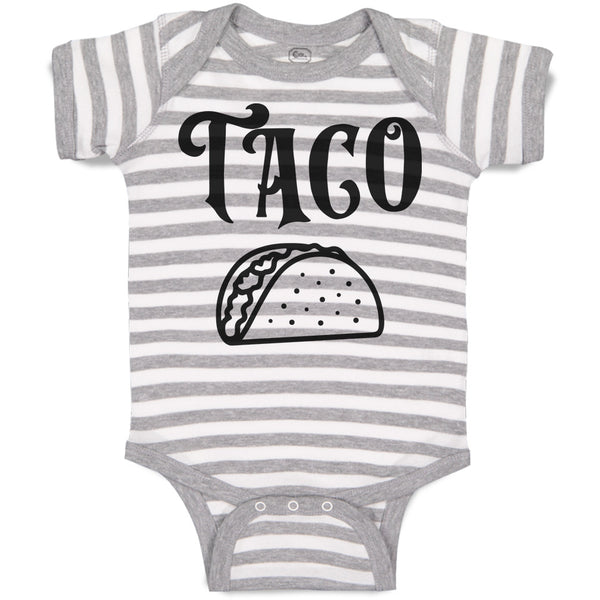 Baby Clothes Taco Baby Bodysuits Boy & Girl Newborn Clothes Cotton