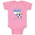 Baby Clothes Future Soccer Player Argentina Future Baby Bodysuits Cotton