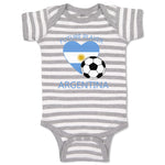 Baby Clothes Future Soccer Player Argentina Future Baby Bodysuits Cotton