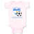 Baby Clothes Future Soccer Player Argentina Future Baby Bodysuits Cotton