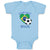 Baby Clothes Future Soccer Player Brazil Future Baby Bodysuits Boy & Girl Cotton