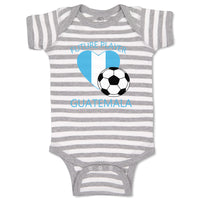 Baby Clothes Future Soccer Player Guatemala Future Baby Bodysuits Cotton