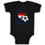 Baby Clothes Future Soccer Player Paraguay Future Baby Bodysuits Cotton