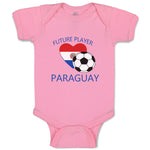 Baby Clothes Future Soccer Player Paraguay Future Baby Bodysuits Cotton
