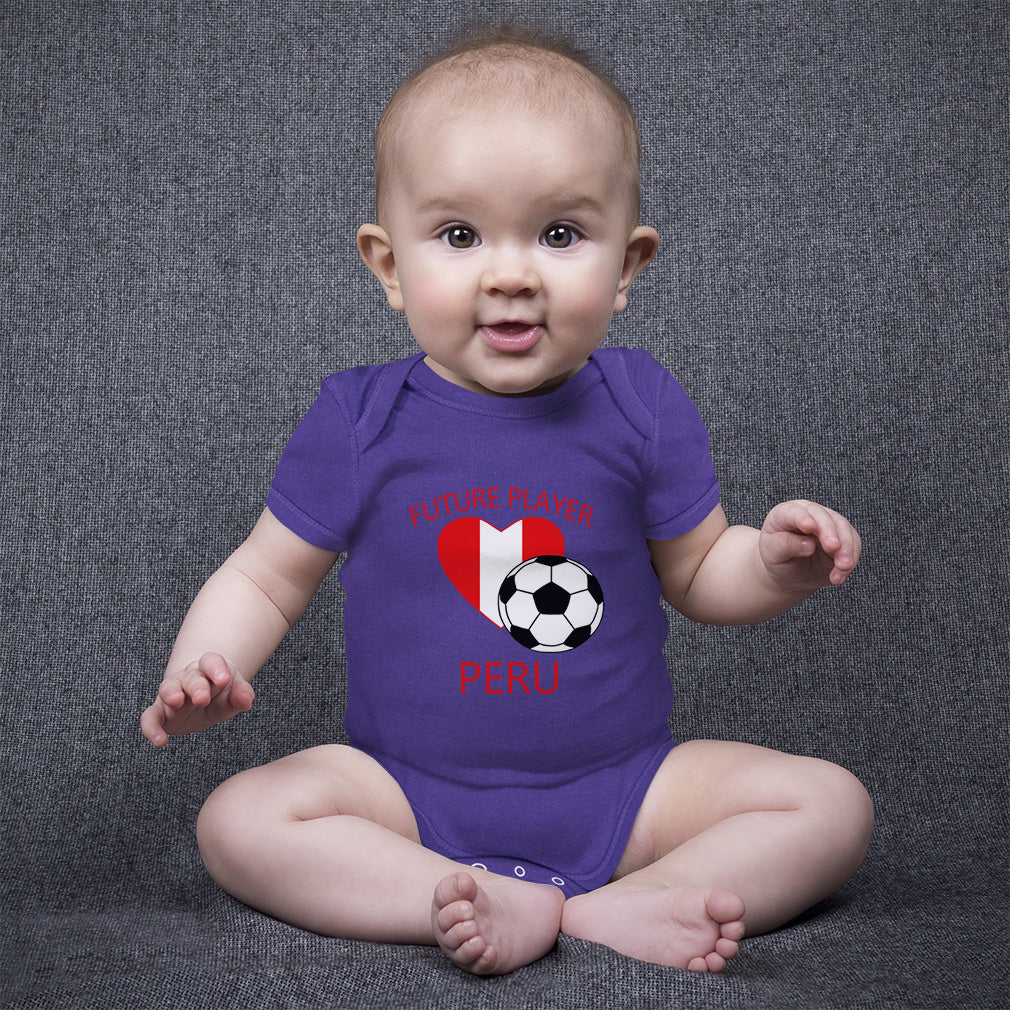 Cute Rascals Baby Clothes Future Soccer Player Peru Future